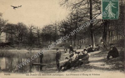 Carte postale ancienne Etang de Villebon — Meudon (Hauts-de-Seine)