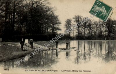 Carte postale ancienne Etang des Fonceaux — Meudon (Hauts-de-Seine)