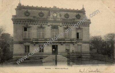 Carte postale ancienne Hôtel-de-ville — Vanves (Hauts-de-Seine)