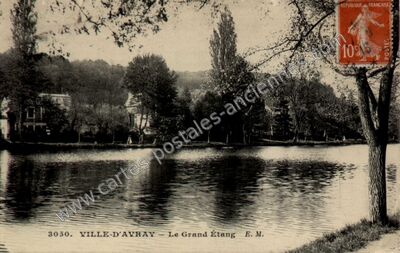 Carte postale ancienne Le Grand Étang — Ville-d'Avray (Hauts-de-Seine)