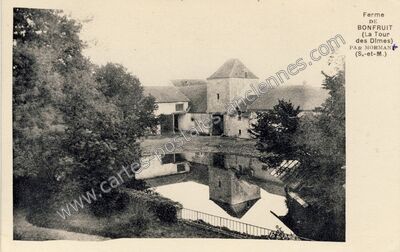 Carte postale ancienne Bonfruit — Aubepierre-Ozouer-le-Repos (Seine-et-Marne)