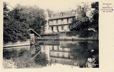 Carte postale ancienne Bonfruit — Aubepierre-Ozouer-le-Repos (Seine-et-Marne)