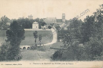 Carte postale ancienne Blandy les Tours — Blandy (Seine-et-Marne)