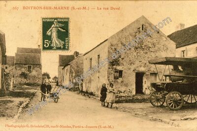 Carte postale ancienne Boitron sur Marne — Boitron (Seine-et-Marne)
