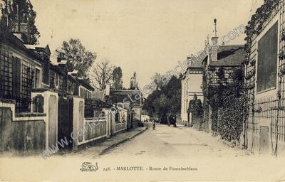 Carte postale ancienne Marlotte — Bourron-Marlotte (Seine-et-Marne)