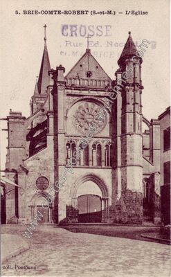 Carte postale ancienne L'Eglise — Brie-Comte-Robert (Seine-et-Marne)