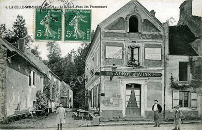 Carte postale ancienne Le Rendez-Vous des Promeneurs — La Celle-sur-Morin (Seine-et-Marne)