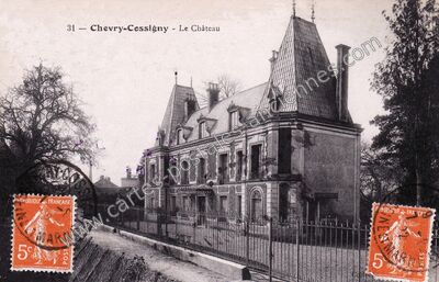 Carte postale ancienne Chateau de Chevry Cossigny — Chevry-Cossigny (Seine-et-Marne)