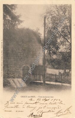 Carte postale ancienne Crecy en Brie — Crécy-la-Chapelle (Seine-et-Marne)