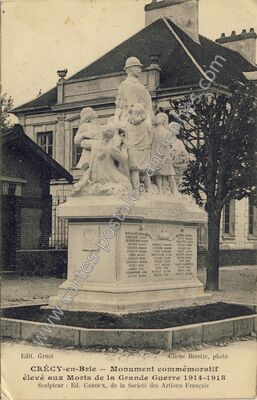 Carte postale ancienne Crecy en Brie — Crécy-la-Chapelle (Seine-et-Marne)