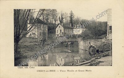 Carte postale ancienne Crecy en Brie — Crécy-la-Chapelle (Seine-et-Marne)