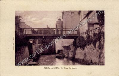 Carte postale ancienne Crecy en Brie — Crécy-la-Chapelle (Seine-et-Marne)
