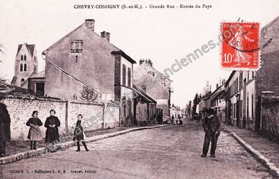 Carte postale ancienne Chevry Cossigny — Crèvecœur-en-Brie (Seine-et-Marne)