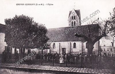 Carte postale ancienne Chevry Cossigny — Crèvecœur-en-Brie (Seine-et-Marne)