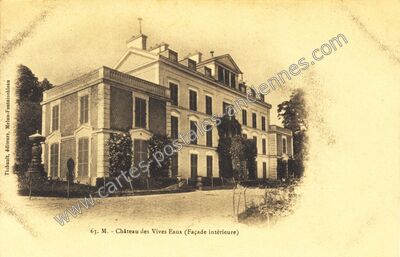 Carte postale ancienne Chateau des Vives Eaux — Dammarie-les-Lys (Seine-et-Marne)
