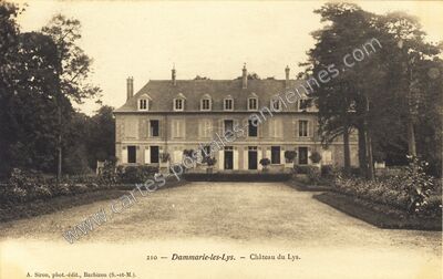 Carte postale ancienne Chateau du Lys — Dammarie-les-Lys (Seine-et-Marne)