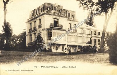 Carte postale ancienne Chateau Gaillard — Dammarie-les-Lys (Seine-et-Marne)