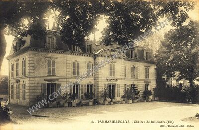 Carte postale ancienne Château de Bellombre — Dammarie-les-Lys (Seine-et-Marne)