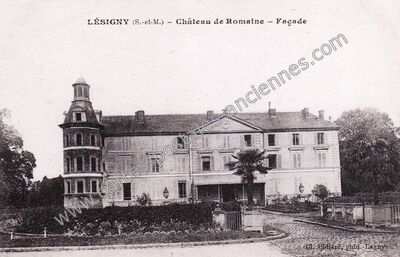 Carte postale ancienne Chateau de Romaine — Férolles-Attilly (Seine-et-Marne)