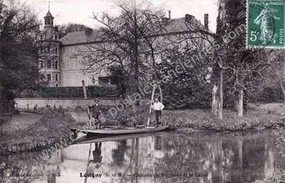 Carte postale ancienne Chateau de Romaine — Lésigny (Seine-et-Marne)