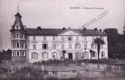 Carte postale ancienne Chateau de Romaine — Férolles-Attilly (Seine-et-Marne)