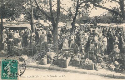 Carte postale ancienne Fontainebleau — Fontainebleau (Seine-et-Marne)