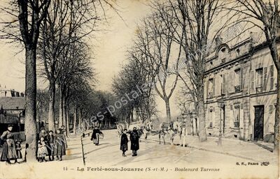 Carte postale ancienne Boulevard Turenne — La Ferté-sous-Jouarre (Seine-et-Marne)