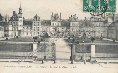 Carte postale ancienne Palais de Fontainebleau — Fontainebleau (Seine-et-Marne)