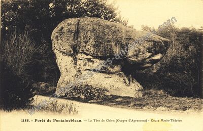 Carte postale ancienne Apremont — Fontainebleau (Seine-et-Marne)