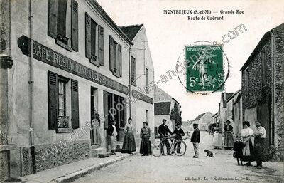 Carte postale ancienne Montbrieux — Guérard (Seine-et-Marne)