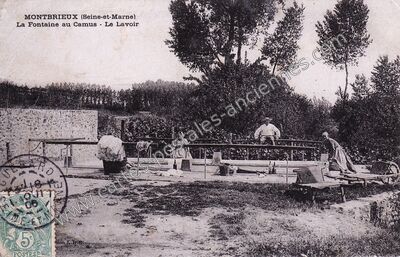 Carte postale ancienne Montbrieux — Guérard (Seine-et-Marne)
