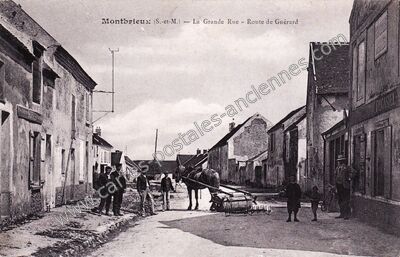 Carte postale ancienne Montbrieux — Guérard (Seine-et-Marne)