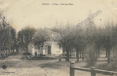 Carte postale ancienne Collège - Salle des Fêtes — Juilly (Seine-et-Marne)