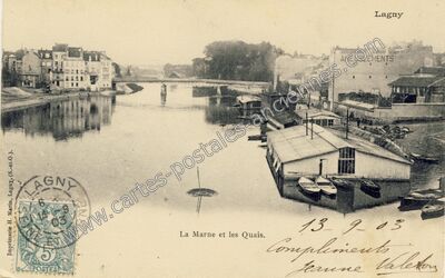 Carte postale ancienne Lagny — Lagny-sur-Marne (Seine-et-Marne)