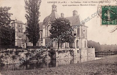 Carte postale ancienne Chateau de Lesigny — Lésigny (Seine-et-Marne)