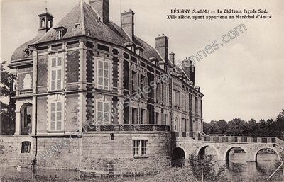 Carte postale ancienne Chateau de Lesigny — Lésigny (Seine-et-Marne)