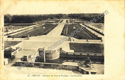 Carte postale ancienne Chateau de Vaux le Vicomte — Maincy (Seine-et-Marne)
