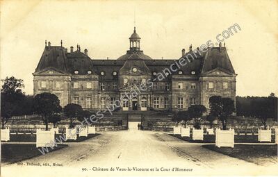 Carte postale ancienne Chateau de Vaux le Vicomte — Maincy (Seine-et-Marne)