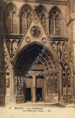 Carte postale ancienne Meaux cat — Meaux (Seine-et-Marne)