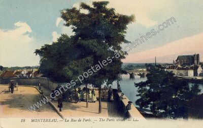 Carte postale ancienne Montereau — Montereau Faut Yonne (Seine-et-Marne)