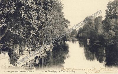 Carte postale ancienne Montigny — Montigny-sur-Loing (Seine-et-Marne)