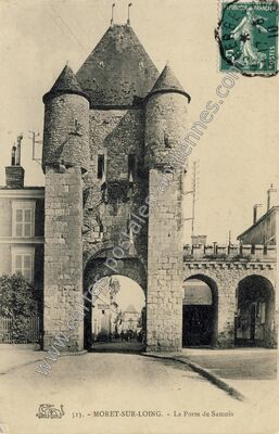 Carte postale ancienne La Porte de Samois — Moret-sur-Loing (Seine-et-Marne)