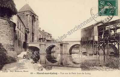 Carte postale ancienne Moret — Moret-sur-Loing (Seine-et-Marne)