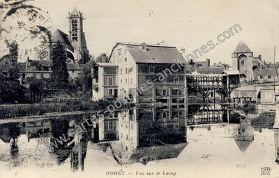 Carte postale ancienne Moret — Moret-sur-Loing (Seine-et-Marne)