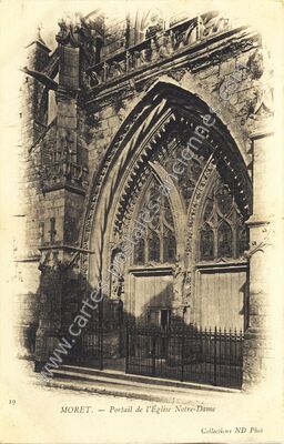 Carte postale ancienne Moret — Moret-sur-Loing (Seine-et-Marne)