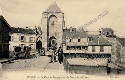 Carte postale ancienne Moret — Moret-sur-Loing (Seine-et-Marne)