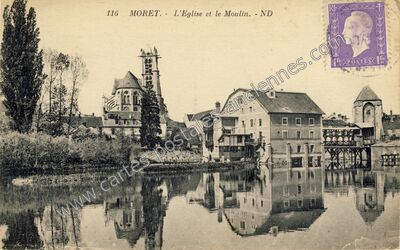Carte postale ancienne Moret — Moret-sur-Loing (Seine-et-Marne)