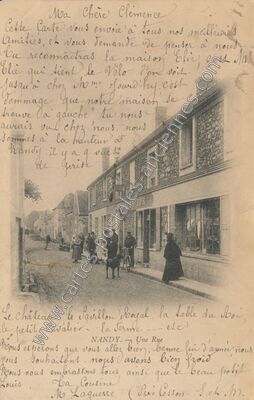 Carte postale ancienne Le château, le Pavillon Royal, la Table du Roi, le petit Cavalier, la Ferme, etc — Nandy (Seine-et-Marne)