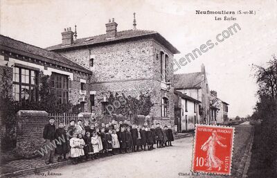 Carte postale ancienne Neufmoutiers — Neufmoutiers-en-Brie (Seine-et-Marne)