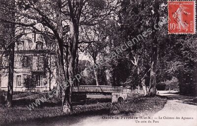 Carte postale ancienne Chateau des Agneaux — Ozoir-la-Ferrière (Seine-et-Marne)
